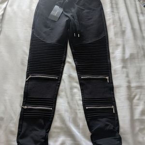 Zipper leggings